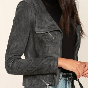 Suede grey jacket